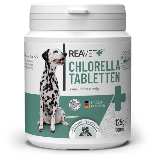 100% Klorela/chlorella v tabletah za pse, 500 kosov